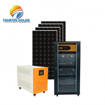 solar system battery grid off lithium storage