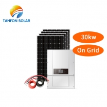 30kw solar on-grid system grid tied power inverter a grade