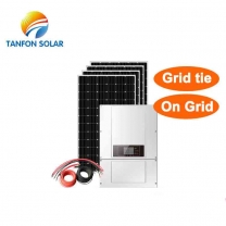 on grid solar panel system power for home