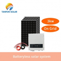 3KW 3000W On Grid energy electric Solar System Grid Tie