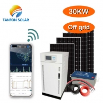 Tanfon 30kw solar installation with APP