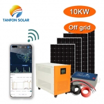 10kw Ground Solar Mounting Customized ECO Solar Panel Energy System