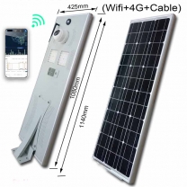 60W solar street light with WIFI 4G Cable