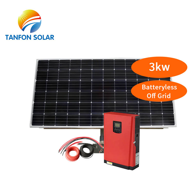 battery less solar inverter system