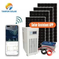 solar power solution for outdoor power supply integrated with diesel generator