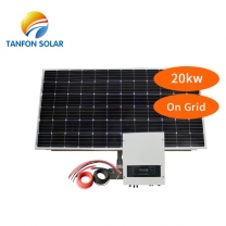 20kw net metering solar grid tie system