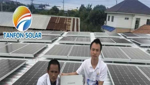 6kw solar power solution for outdoor power supply integrated with diesel generat