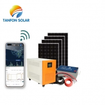 Factory Wholesale 6000W Off Grid Solar Kits With Batteries power