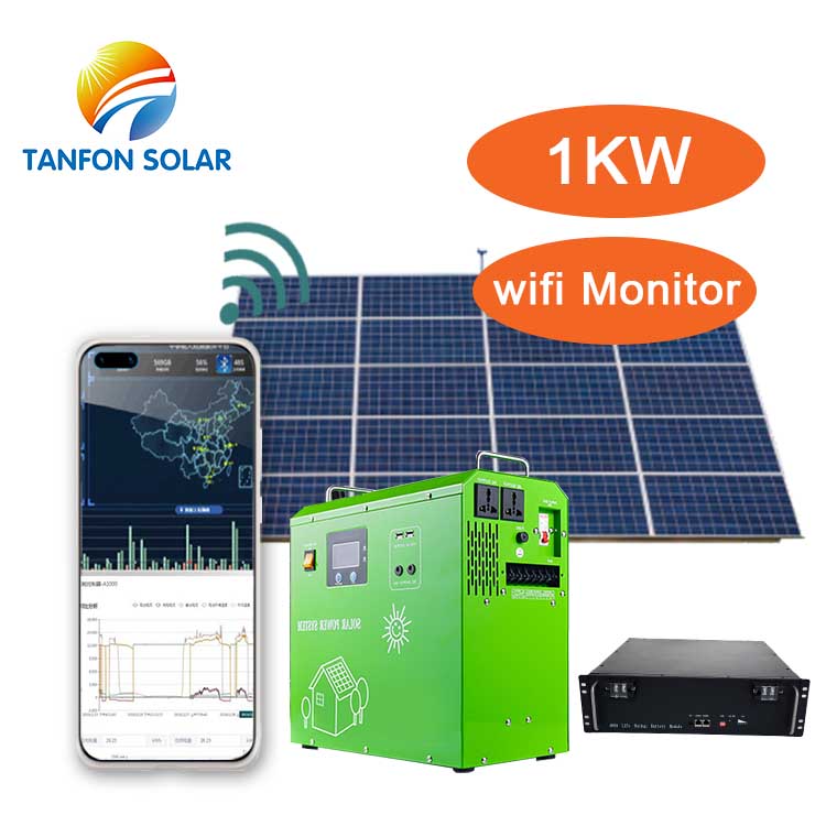 Kit Solar Fotovoltaico 1000W 12V 3000Whdia con Batería de Gel - Tecsol  Energy