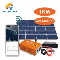 1kw solar system for house with Lithium battery storage