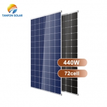 High Efficiency 440W PV Monocrystalline Poly Solar Panel and Home Solar Power