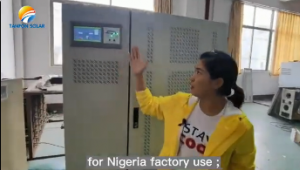 Why Nigeria customer 150KW solar energy project choose Tanfon solar ?