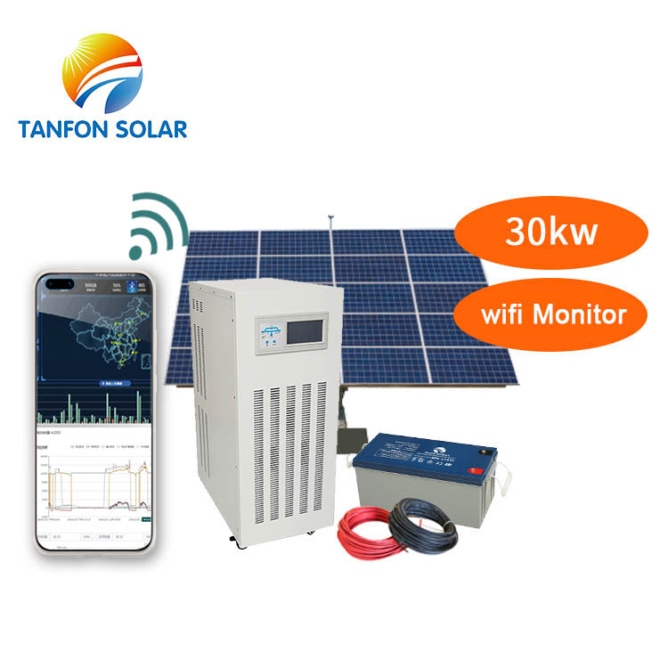30kw solar system off grid with batteries price.j