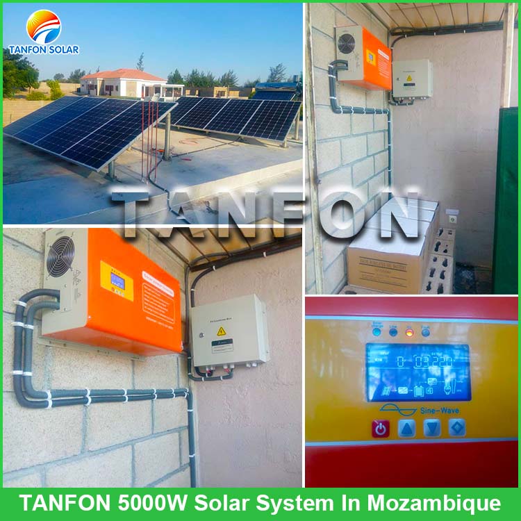 5 KW Off Grid Power System Installed In Mozambique