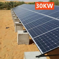 25kva 30kw Manufacturer Hybrid off-Grid Solar Power System Burkina Faso