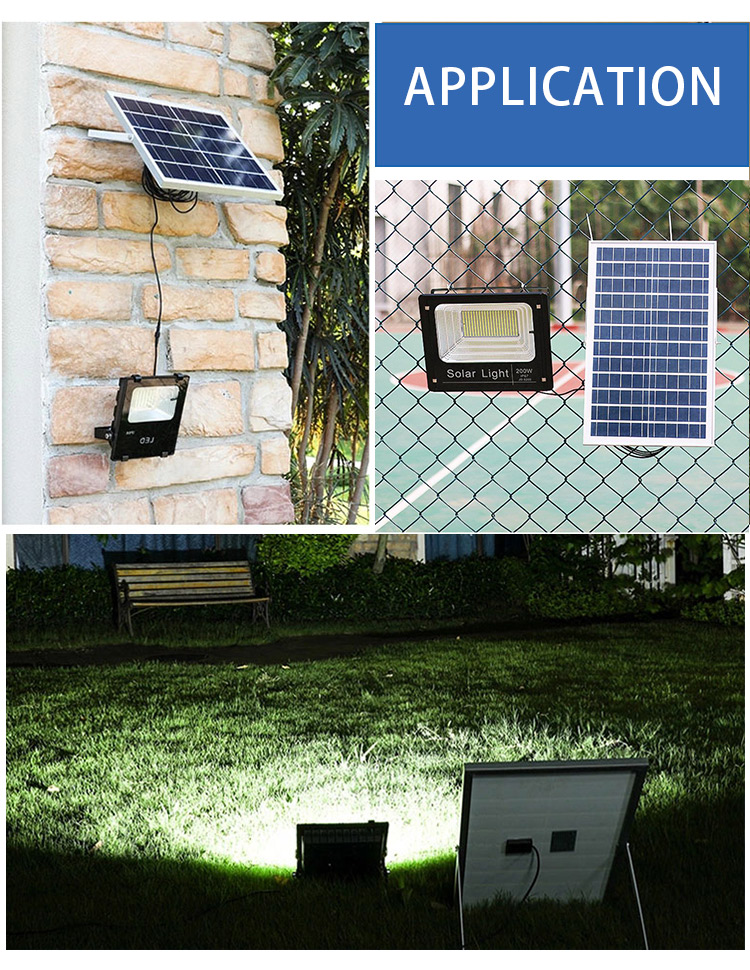 ip65 40w integrated solar yard garden floor light for home