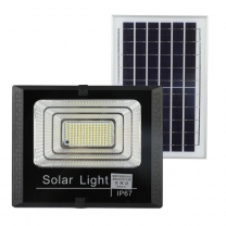 Aluminum Body Road Way Lamp 300W Solar Led Flood Light With Solar Panel