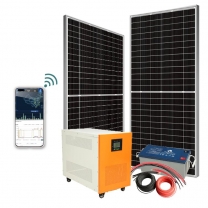 Onduleur solaire de 400 V 12KW avec panneaux solaires adaptés.