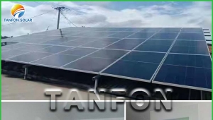 Tanfon 30KW off grid solar system with PERC panel in Philippine