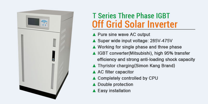 Three Phase 5kw 5kva Inverter For Off Grid Solar System