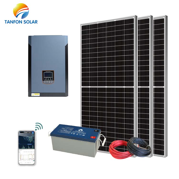 high frequency solar system 3kw gel battery