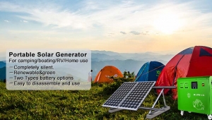 How to use solar portable generator?  