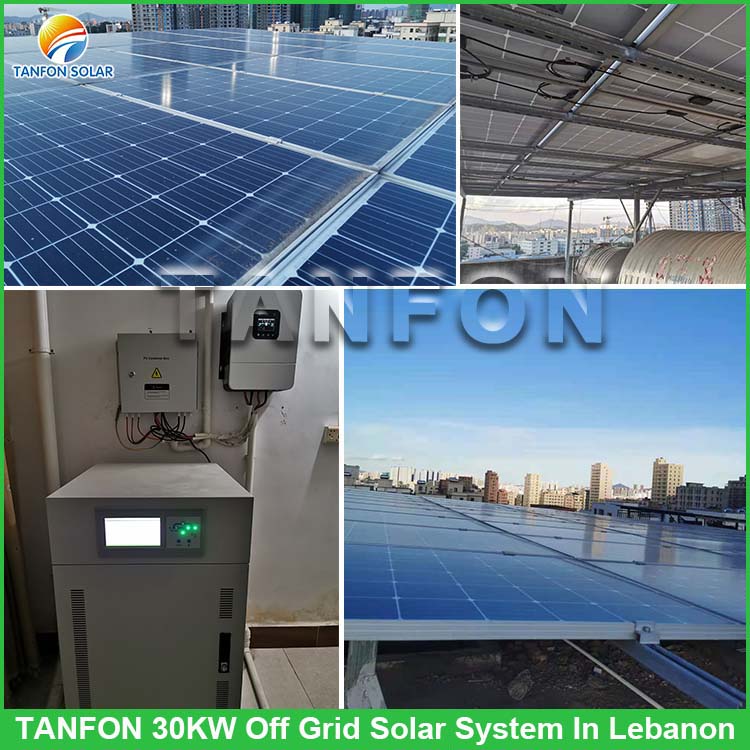 TANFON 30KW Off Grid Solar System In Lebanon