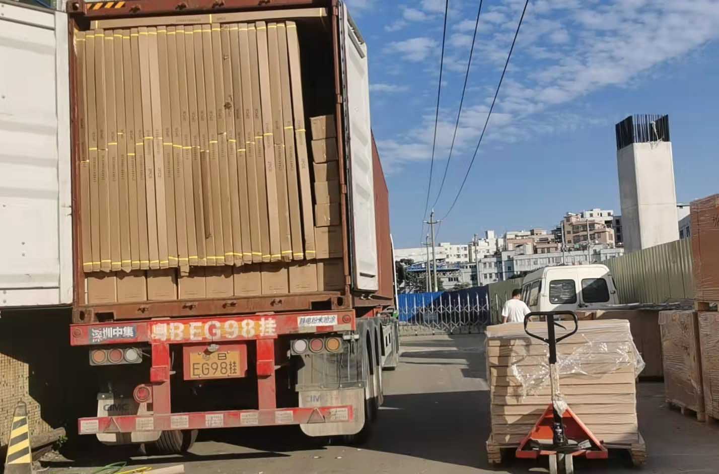 Why customer order one container solar products to Lebanon?