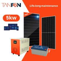 Popular Solar Energy 5KW Solar Power System Hybrid For Agriculture Solar System