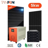 5kw and 10kw solar panel with stackable lithium ion battery