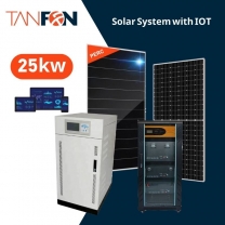 Tanfon 25kw solar energy system with APP