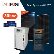 Tanfon 30kw solar installation with APP