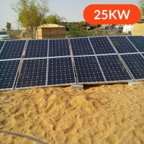 25KW 25KVA Off Grid Solar Power System With Battery Energy