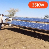 35kw 35kva Off Grid Solar Power System Photovoltaic With Battery Storage