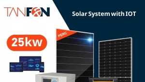 Tanfon 25kw solar energy system with APP