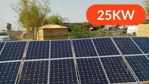 25KW 25KVA Off Grid Solar Power System With Battery Energy