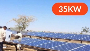35kw 35kva Off Grid Solar Power System Photovoltaic With Battery Storage