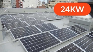 24KW 24KVA Off Grid Solar Power System Kit With Battery
