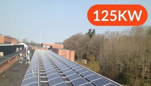 125KW 125KVA Solar Panel System