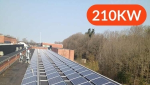 industrial solar panel power generator system installation