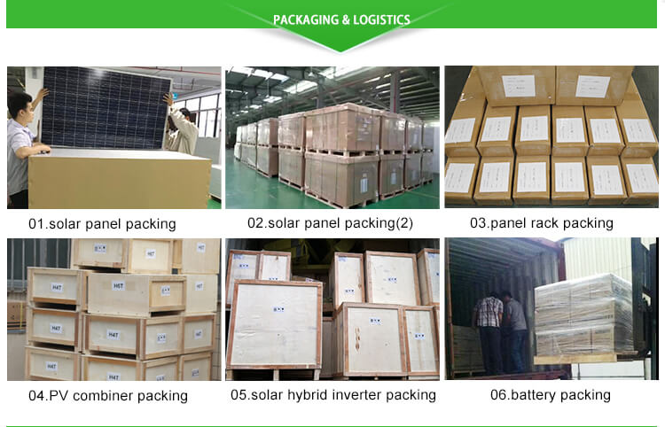 100kw solar system packaging