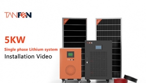 5kw Lithium Battery Single Phase Off Grid Solar System Installation guide