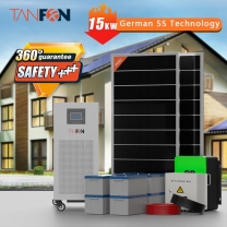 Complete 15KW Off Grid Solar Power System Electricity Kit For Home