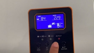 High frequency solar inverter connected to lithium battery