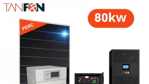 80kw solar power system with iot