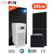 Powerful 20KW 20KVA Solar System Solar Panel Power Off Grid With Battery