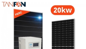 Powerful 20KW 20KVA Solar System Solar Panel Power Off Grid With Battery