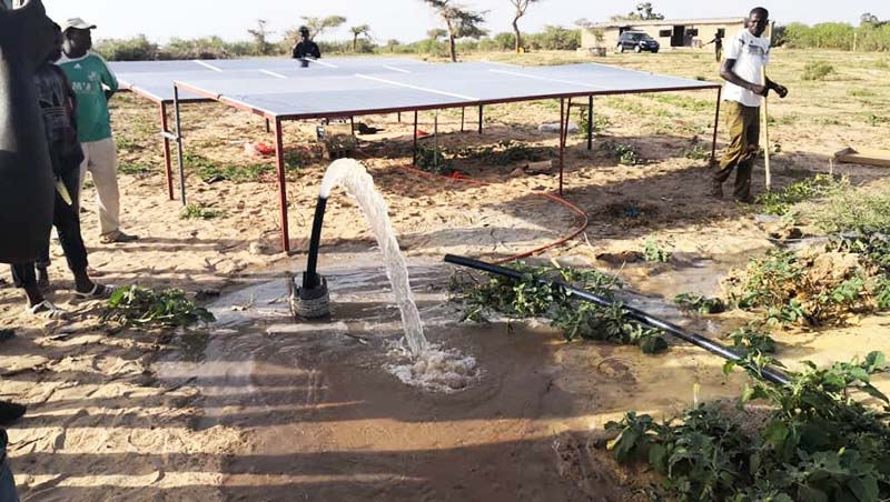 Solar water pump system in libya