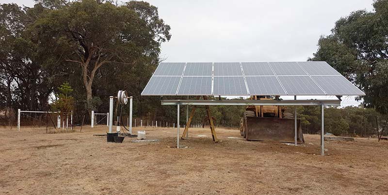 Solar water pump system in libya