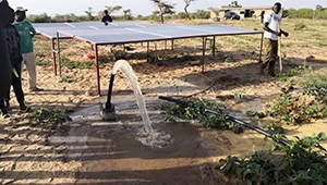 Solar water pump system in libya